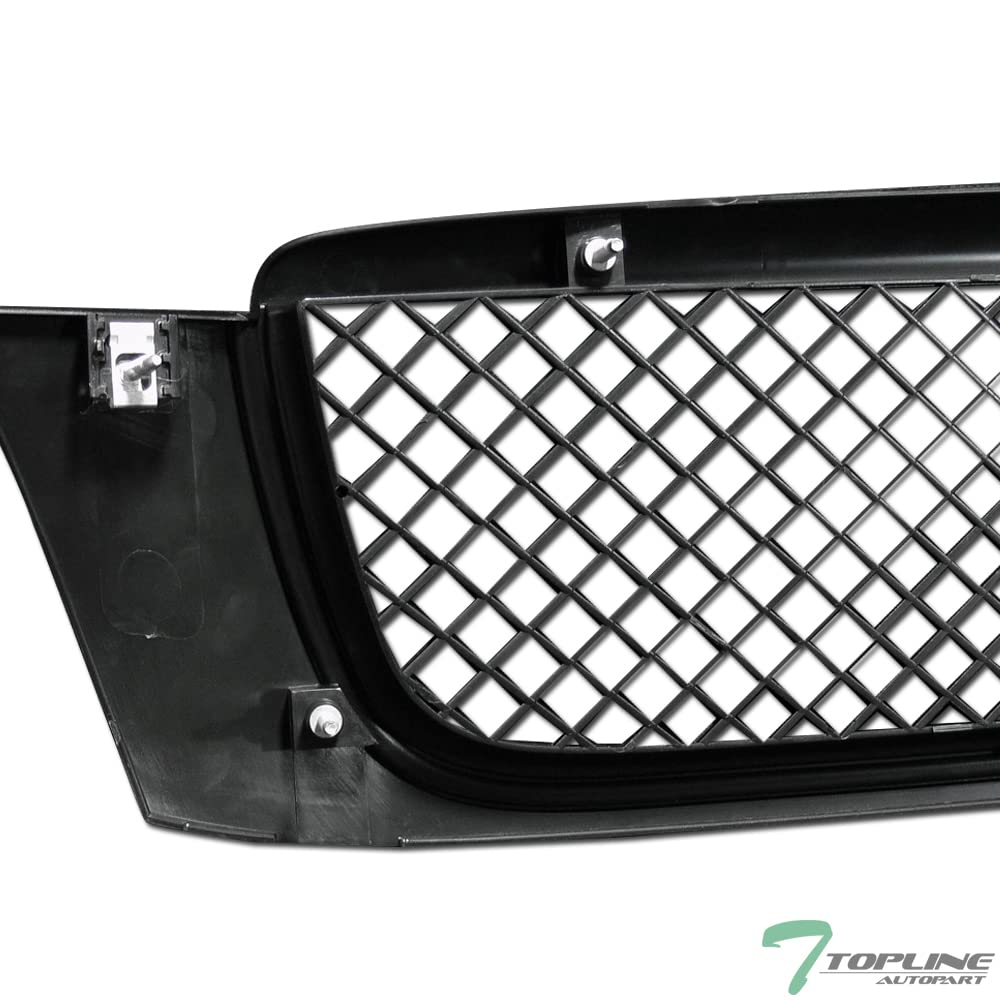 Amazon | Topline Autopart ブラック メッシュ フロントフード